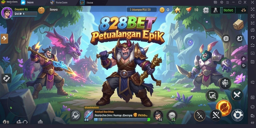 Tampilan gameplay menakjubkan dari 828BET yang mengasyikkan.
