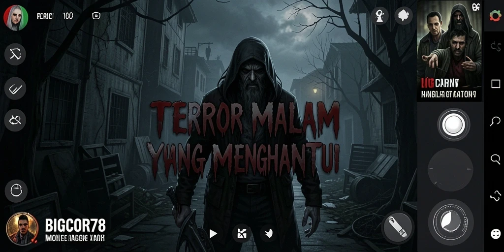 Gameplay horor yang menegangkan dalam BIGCOR78.