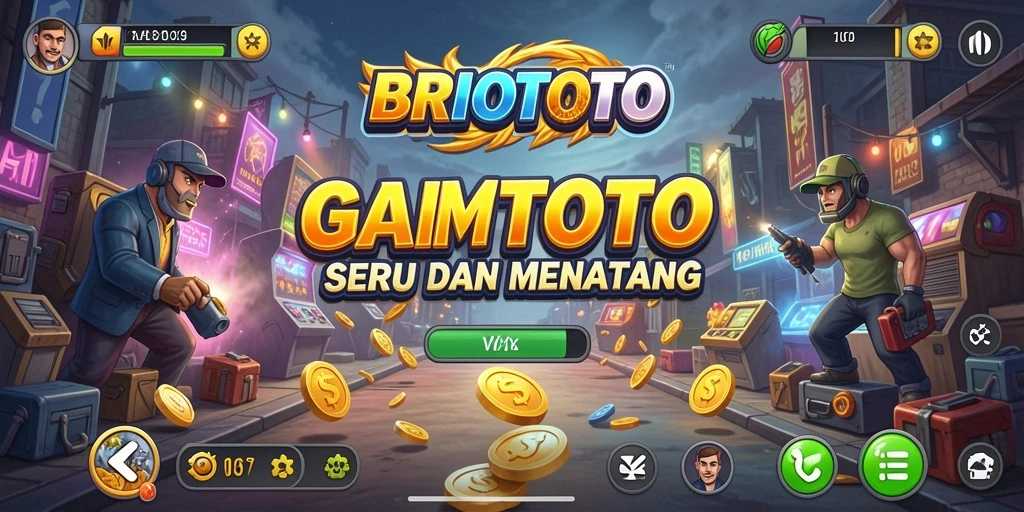 Tampilan gameplay seru di BRIOTOTO dengan aksi cepat dan tantangan yang menarik.