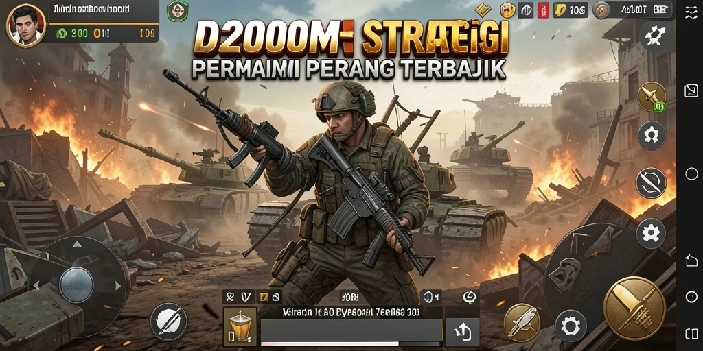 Tampilan gameplay D200M yang menegangkan dan strategis.