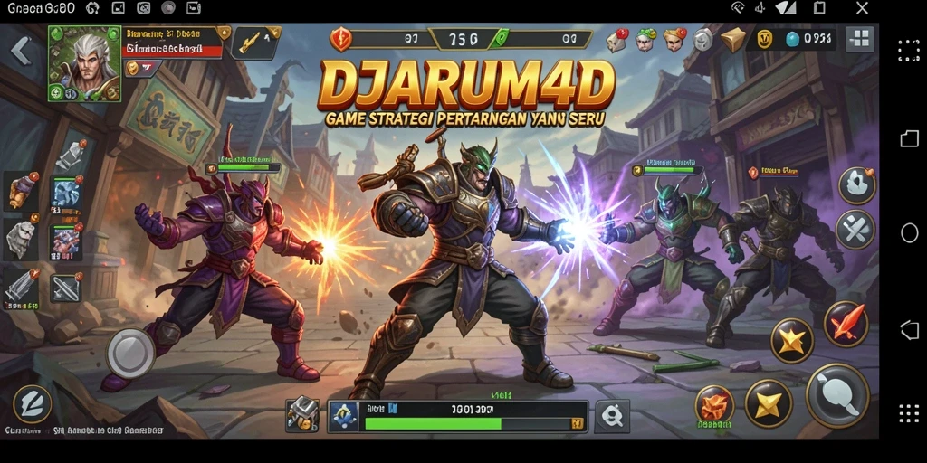 Screenshot gameplay <strong>DJARUM4D</strong> dengan aksi pertarungan yang intens.