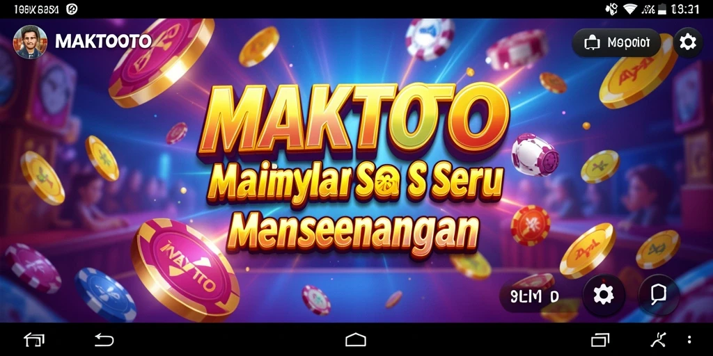 Screenshot gameplay MAKTOTO yang menampilkan putaran slot yang mendebarkan.