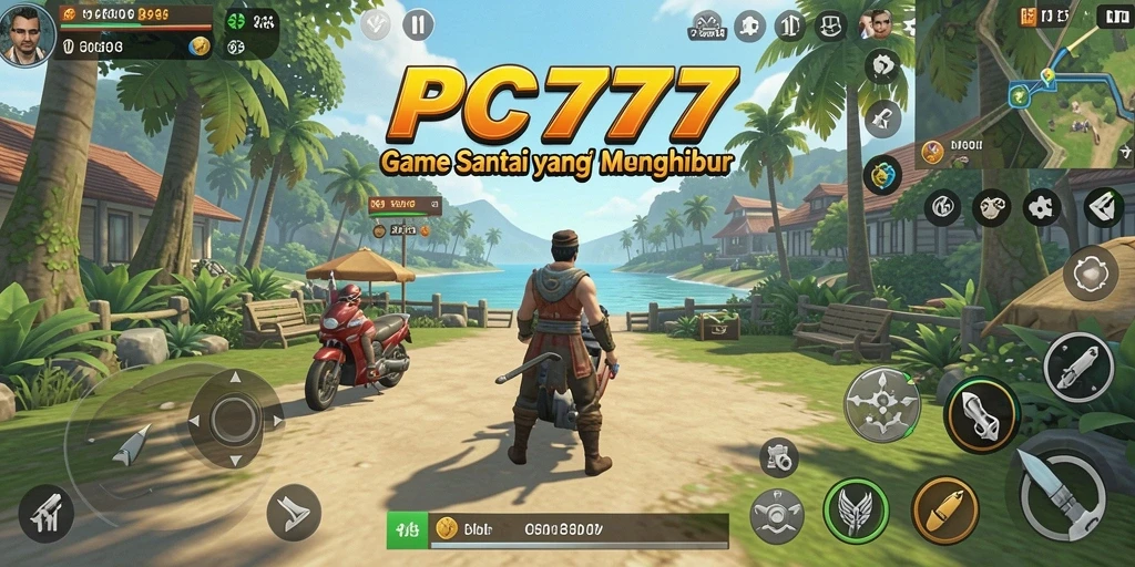 Tampilan gameplay <strong>PC777</strong> yang ceria dan menarik.