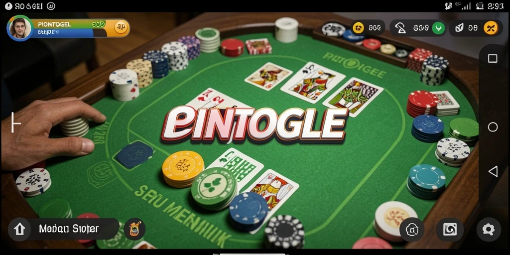 Tampilan gameplay Gaple di PIONTOGEL yang menarik dan interaktif.