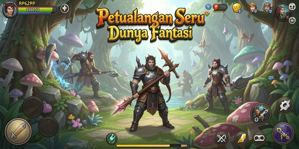 Gameplay seru di dunia RPG RP62RP yang menakjubkan.