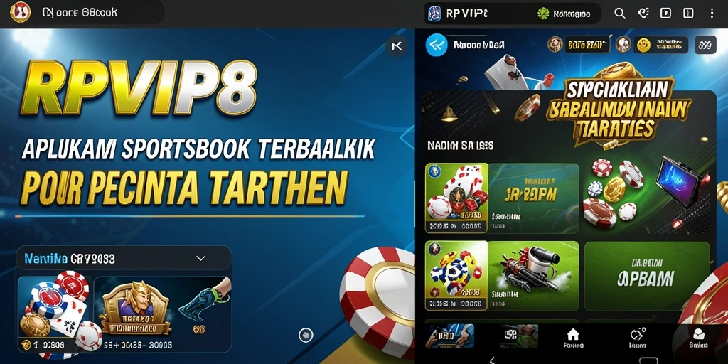 Tampilan antarmuka menarik dari RPVIP8 yang memudahkan taruhan.