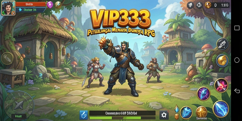Tampilan gameplay RPG menakjubkan dalam VIP333 yang mengasyikkan.
