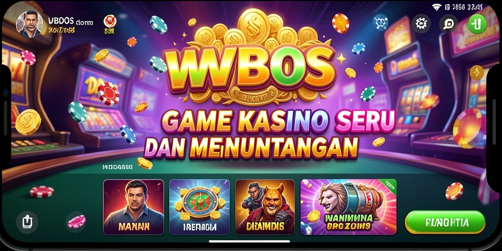 Tampilan menarik dari WDBOS menunjukkan gameplay seru di Kasino.