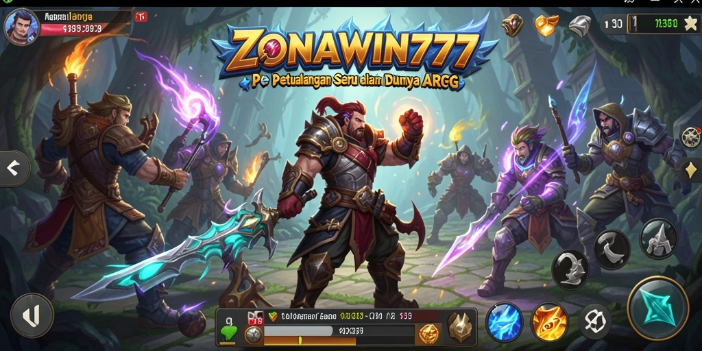 Tampilan gameplay ZONAWIN777 yang penuh aksi dalam dunia ARPG.